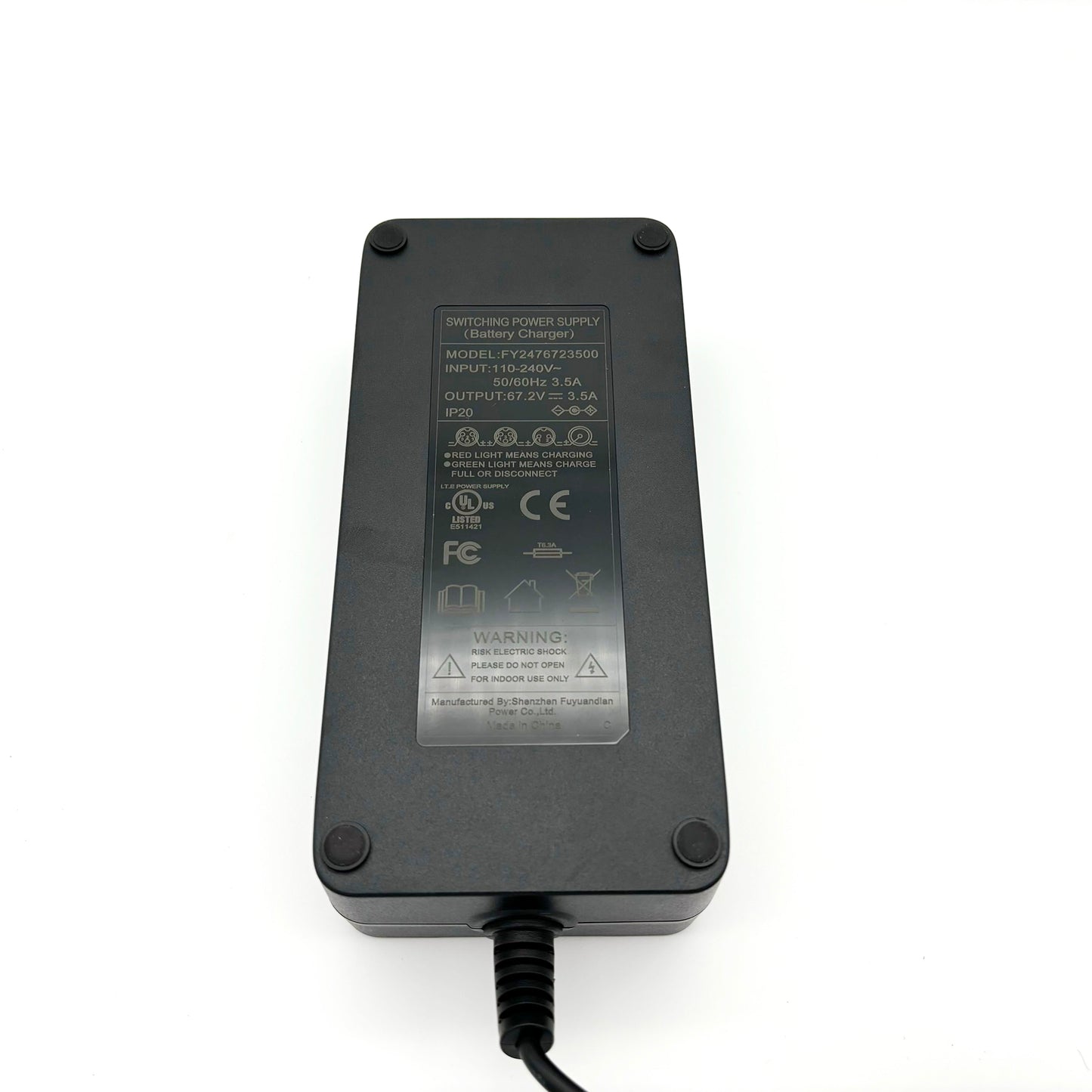 60V 3.5A Super Fast Charging Charger
