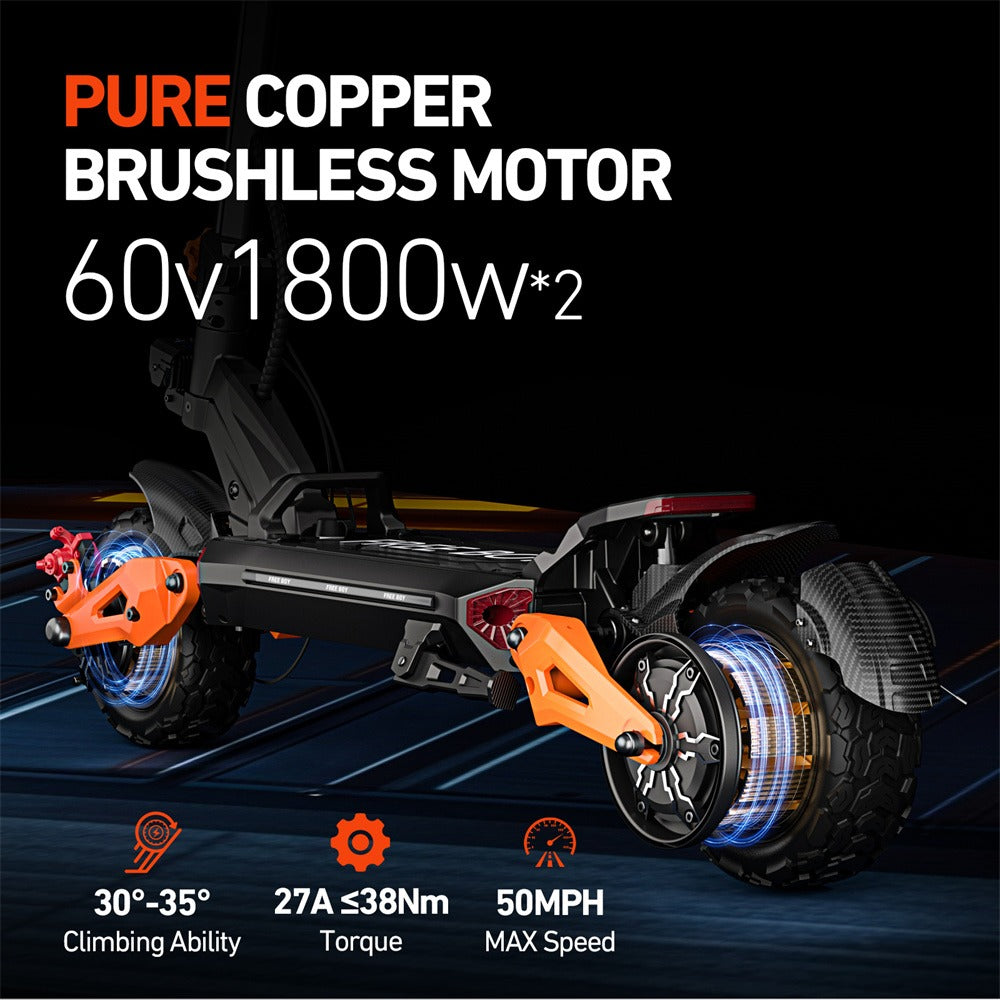 FREEBOY-H9 6000W Motor with Seat E-Scooter