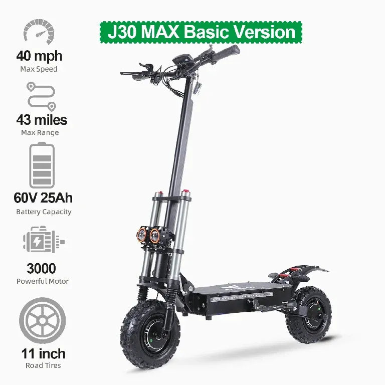 FREEBOY-J30 max 6000W Dual Motor  E-Scooter